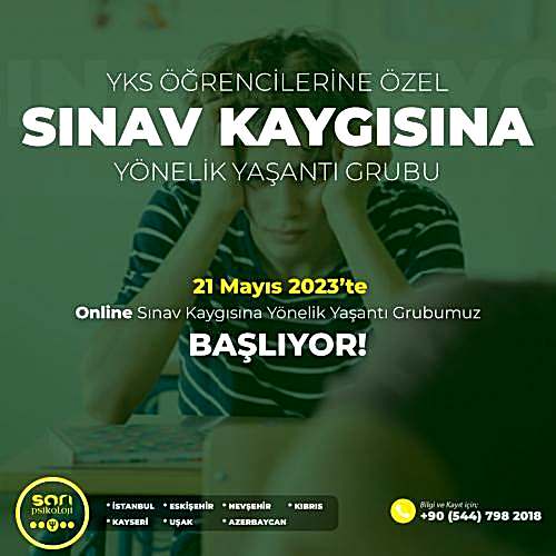 Sınav Kaygısına Yönelik Yaşantı Grubumuz Başlıyor!