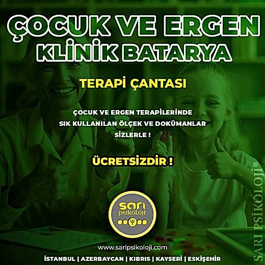 Çocuk ve Ergen Klinik Batarya Danışmanlığı Çantası