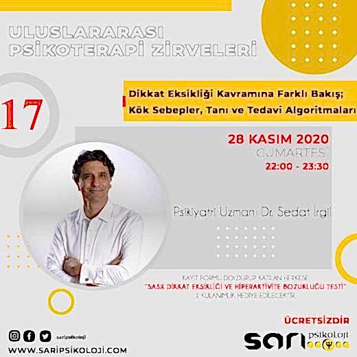 Dikkat Eksikliği Kavramına Farklı Bakış Kök Sebepler, Tanı ve Tedavi Algoritmaları