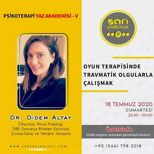 Oyun Danışmanlığınde Travmatik Olgularla Çalışmak