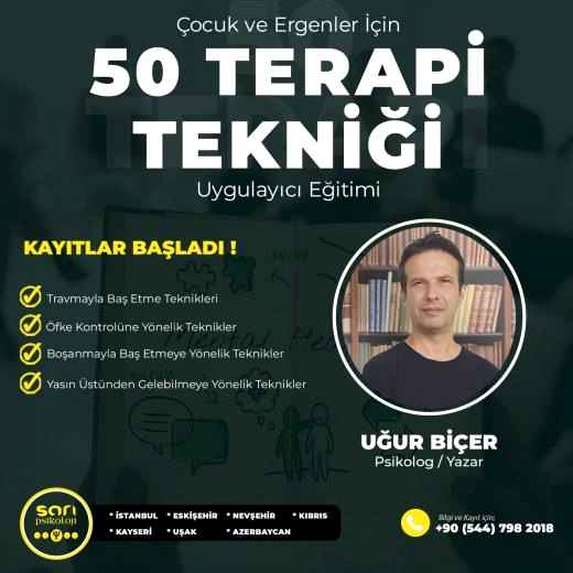Çocuk ve Ergenler için 50 Terapi Tekniği Uygulayıcı Eğitimi