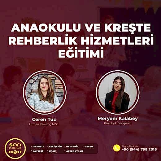 Anaokulu ve Kreşte Rehberlik Hizmetleri Eğitimi