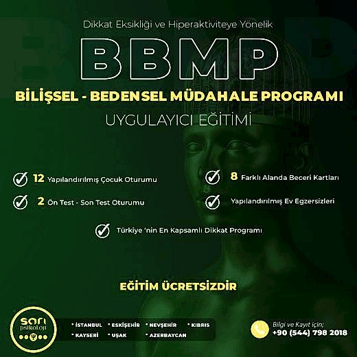 Dikkat Eksikliği ve Hiperaktivite Bozukluğuna Yönelik Bedensel ve Bilişsel Müdahale Programı - BBMP