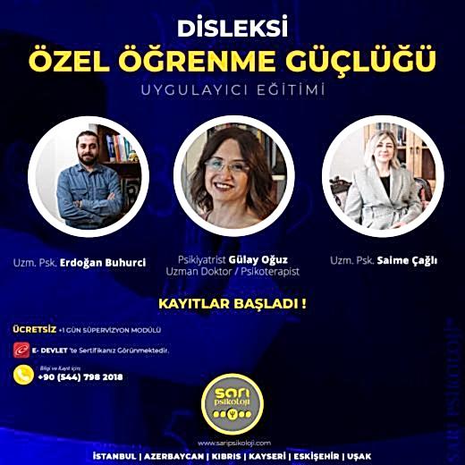 Disleksi Özel Öğrenme Güçlüğü Uygulayıcı Eğitimi